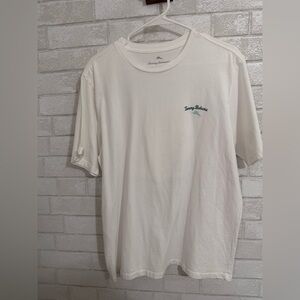 Tommy Bahama Men's White T-shirt with Sailing Graphic Size M #1917